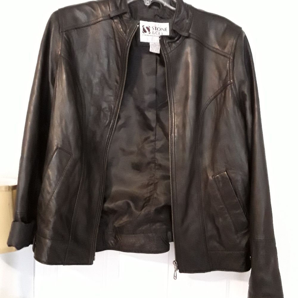Leather jacket
